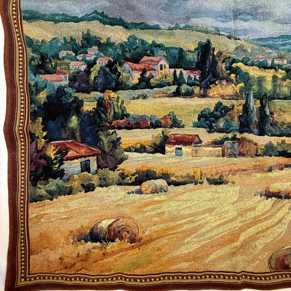 Riddle Home & Gift Woven Wall Tapestry Tuscan Countryside Landscape 36x50